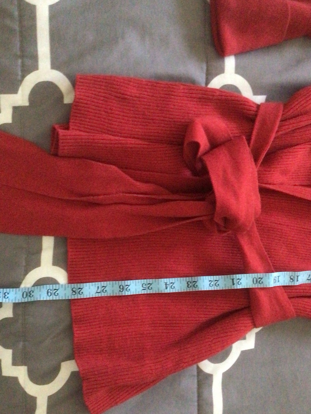 CAbi Rust Red Ribbed Knit Top - Picture 7 of 7